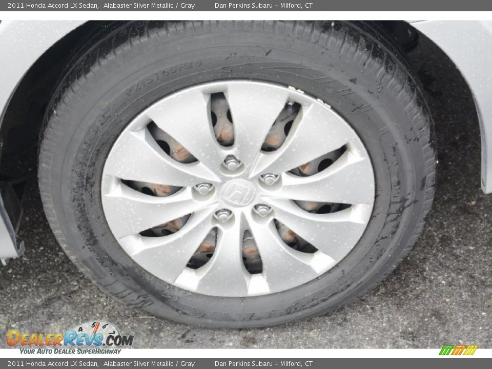 2011 Honda Accord LX Sedan Alabaster Silver Metallic / Gray Photo #24