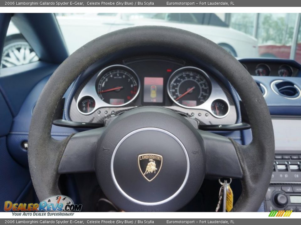 2006 Lamborghini Gallardo Spyder E-Gear Steering Wheel Photo #57