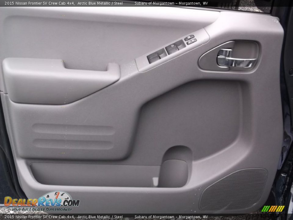 2015 Nissan Frontier SV Crew Cab 4x4 Arctic Blue Metallic / Steel Photo #12