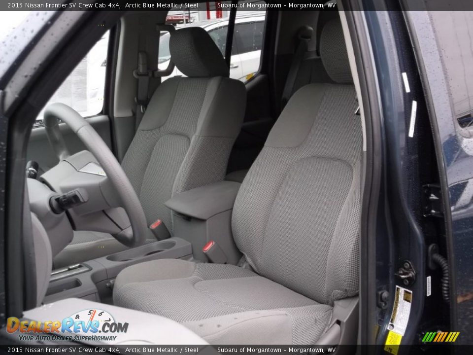 Steel Interior - 2015 Nissan Frontier SV Crew Cab 4x4 Photo #13