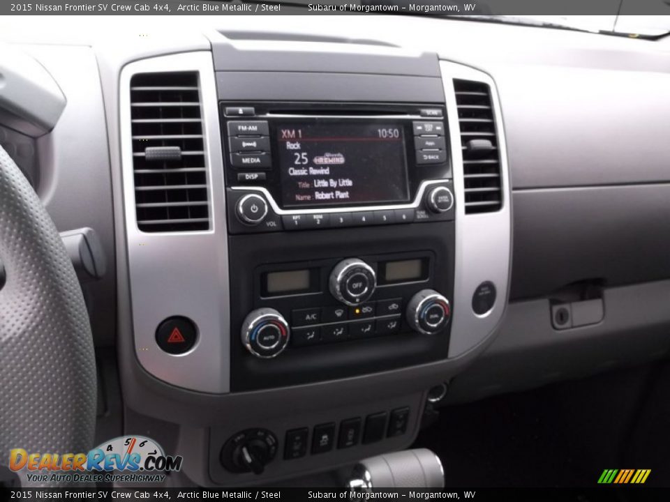 2015 Nissan Frontier SV Crew Cab 4x4 Arctic Blue Metallic / Steel Photo #14