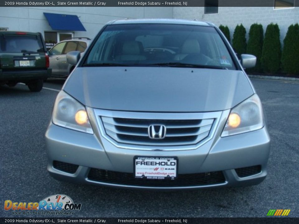 2009 Honda Odyssey EX-L Slate Green Metallic / Gray Photo #2
