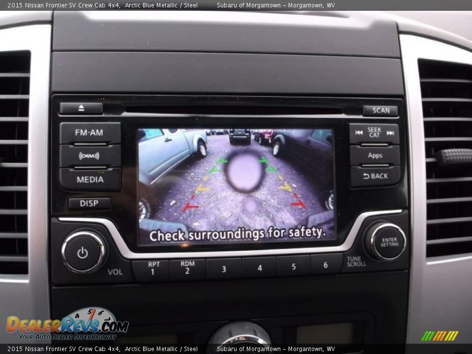 2015 Nissan Frontier SV Crew Cab 4x4 Arctic Blue Metallic / Steel Photo #15