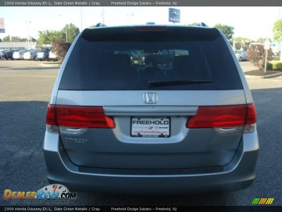 2009 Honda Odyssey EX-L Slate Green Metallic / Gray Photo #5