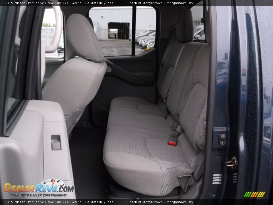 2015 Nissan Frontier SV Crew Cab 4x4 Arctic Blue Metallic / Steel Photo #19