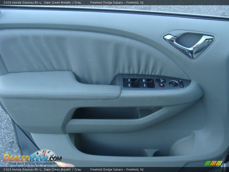 2009 Honda Odyssey EX-L Slate Green Metallic / Gray Photo #13