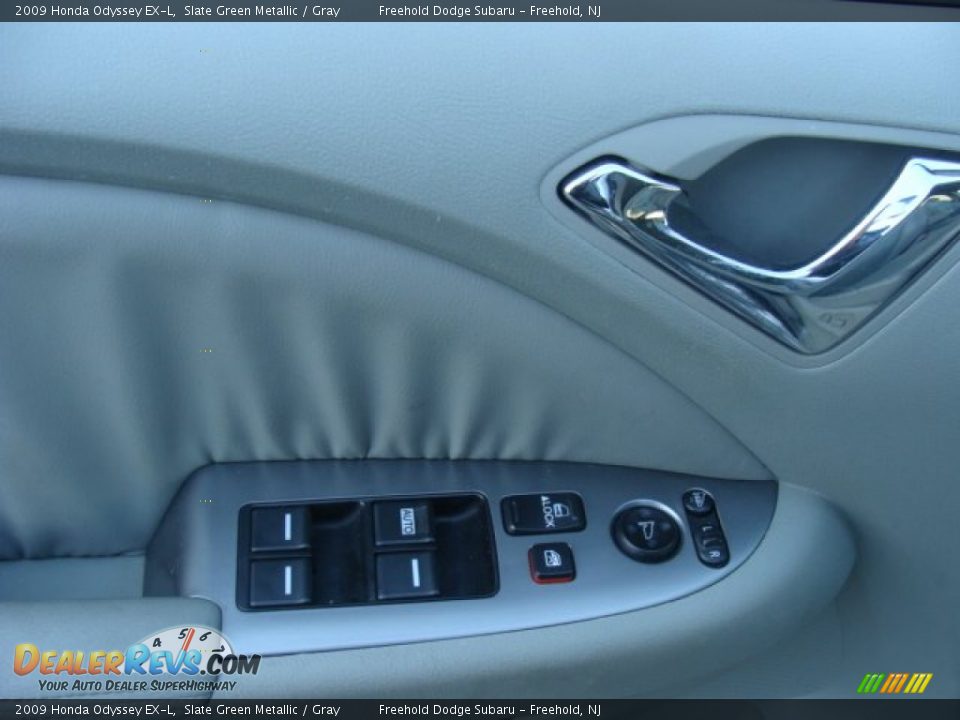 2009 Honda Odyssey EX-L Slate Green Metallic / Gray Photo #14