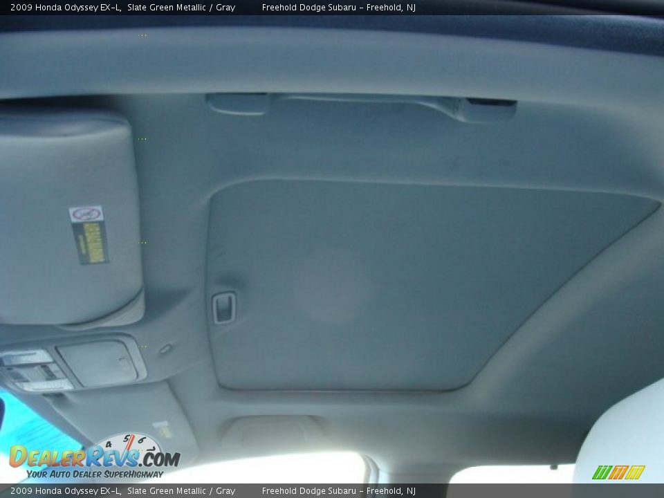 2009 Honda Odyssey EX-L Slate Green Metallic / Gray Photo #17