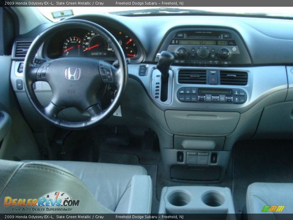2009 Honda Odyssey EX-L Slate Green Metallic / Gray Photo #18