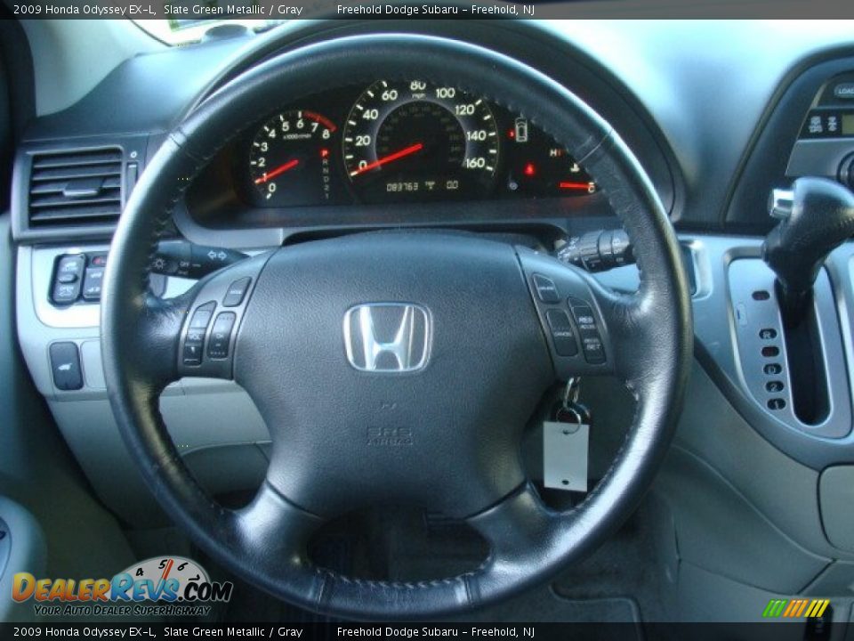2009 Honda Odyssey EX-L Slate Green Metallic / Gray Photo #19