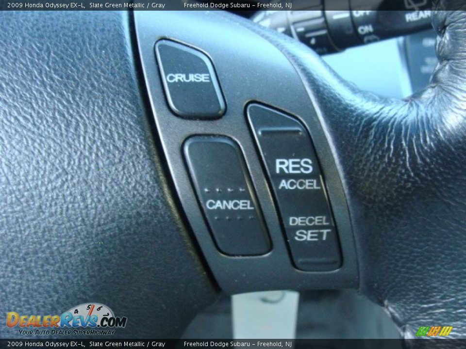 2009 Honda Odyssey EX-L Slate Green Metallic / Gray Photo #21