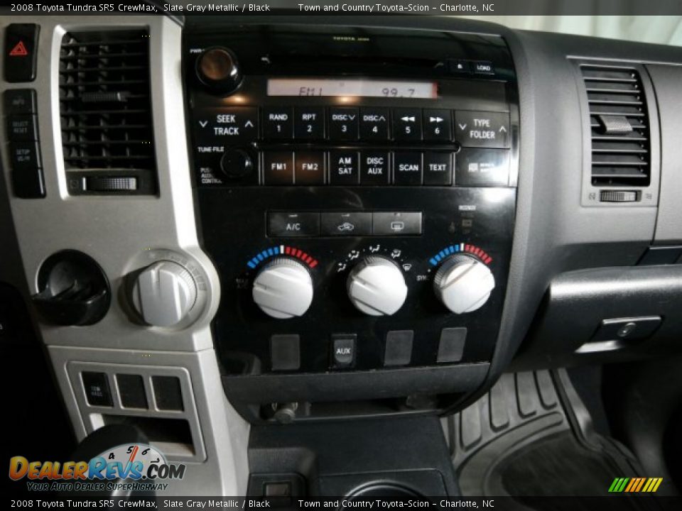 2008 Toyota Tundra SR5 CrewMax Slate Gray Metallic / Black Photo #11