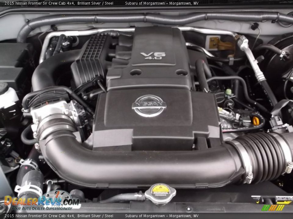 2015 Nissan Frontier SV Crew Cab 4x4 4.0 Liter DOHC 24-Valve CVTCS V6 Engine Photo #11