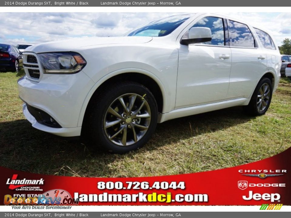 2014 Dodge Durango SXT Bright White / Black Photo #1