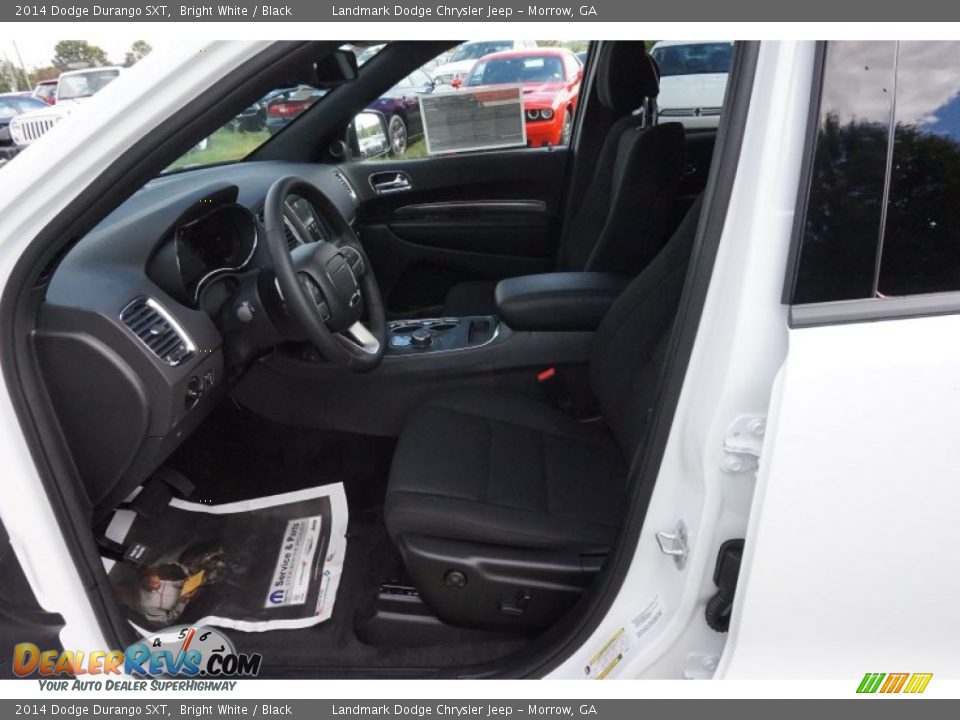 2014 Dodge Durango SXT Bright White / Black Photo #6