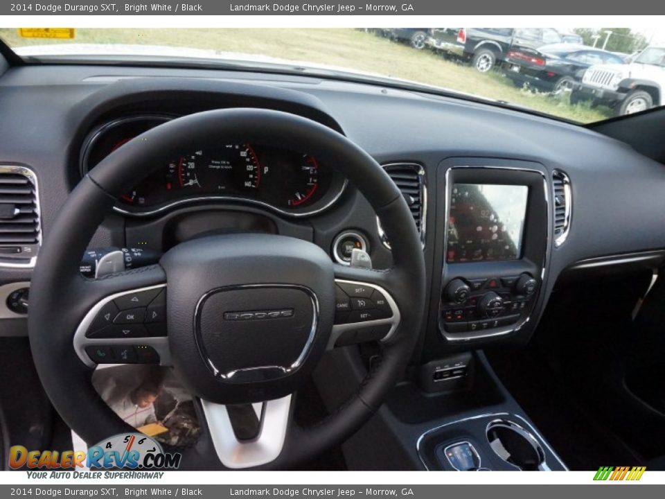 2014 Dodge Durango SXT Bright White / Black Photo #8