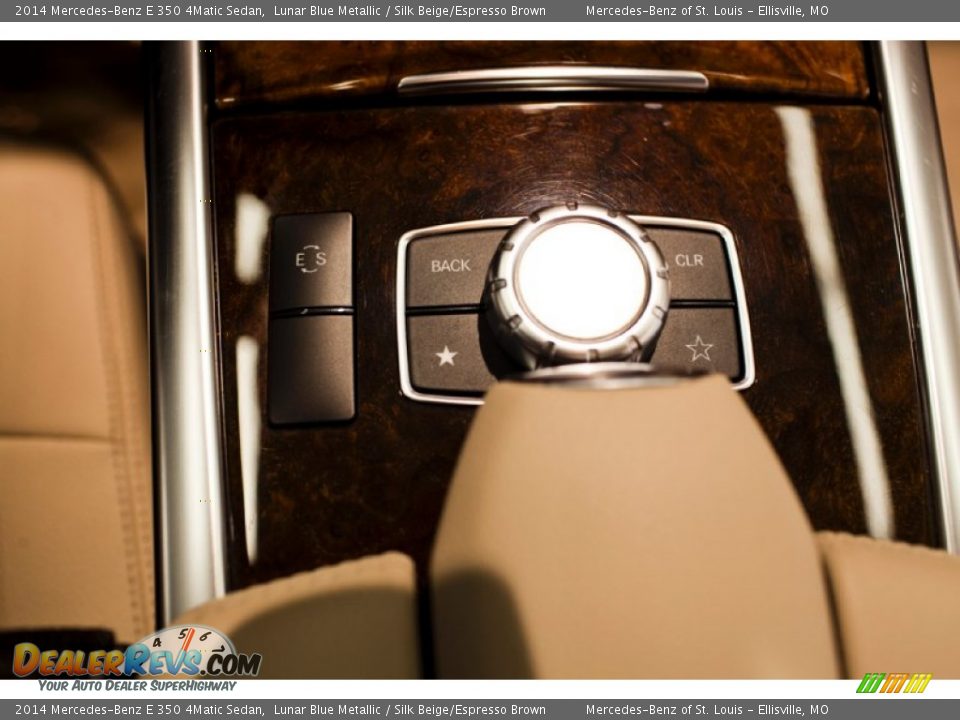 2014 Mercedes-Benz E 350 4Matic Sedan Lunar Blue Metallic / Silk Beige/Espresso Brown Photo #31