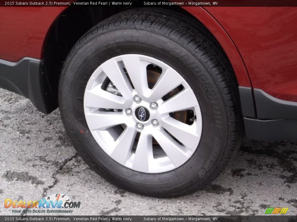 2015 Subaru Outback 2.5i Premium Venetian Red Pearl / Warm Ivory Photo #3