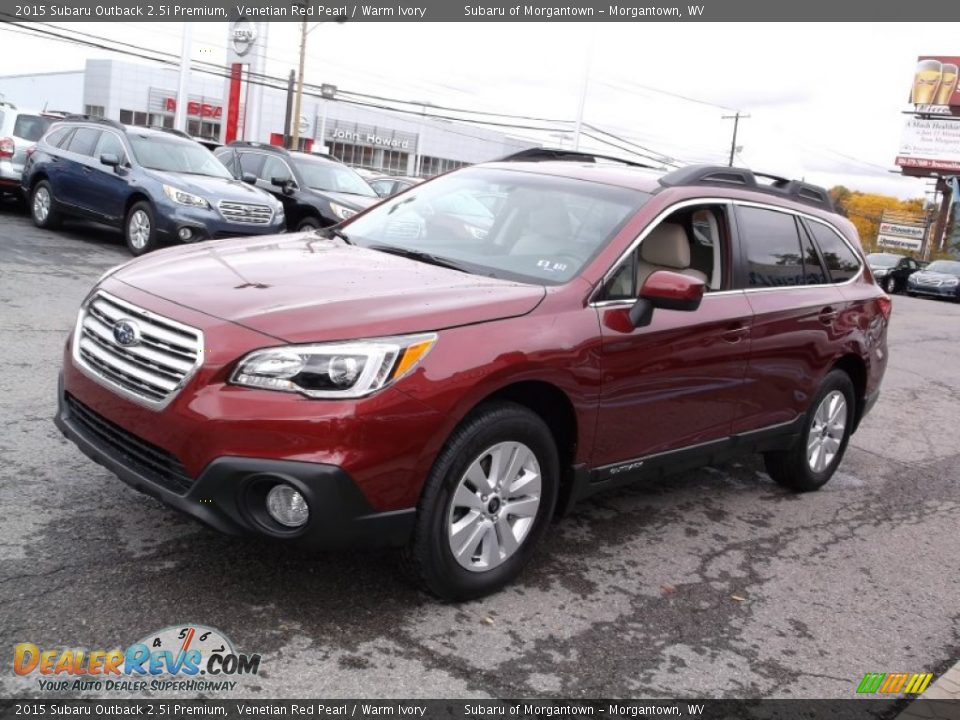 2015 Subaru Outback 2.5i Premium Venetian Red Pearl / Warm Ivory Photo #6