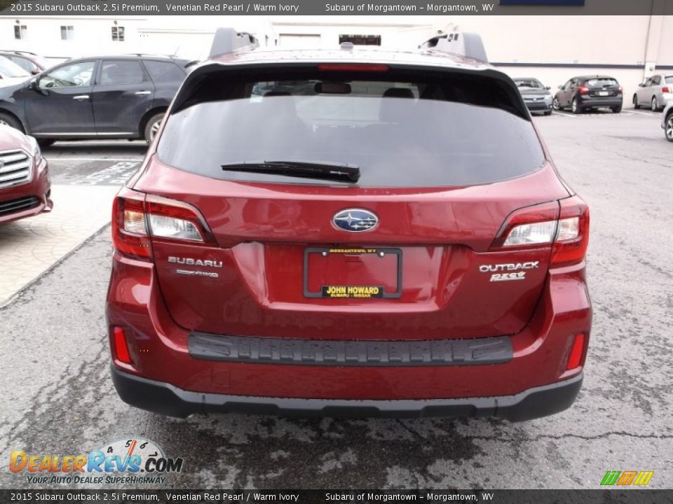 2015 Subaru Outback 2.5i Premium Venetian Red Pearl / Warm Ivory Photo #8
