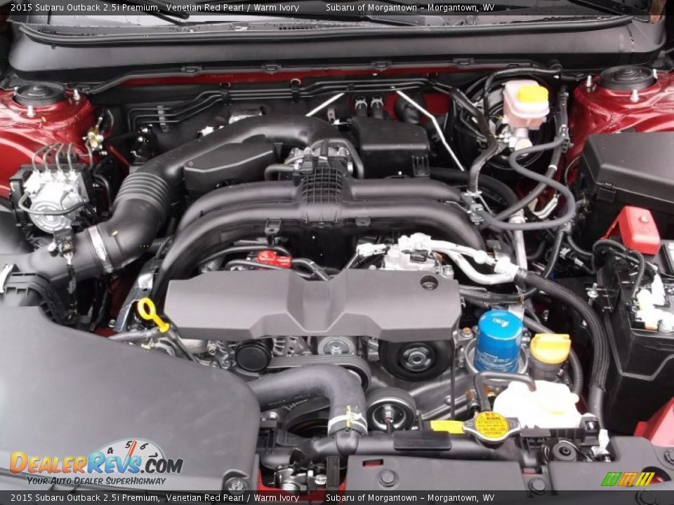 2015 Subaru Outback 2.5i Premium 2.5 Liter DOHC 16-Valve VVT Flat 4 Cylinder Engine Photo #10