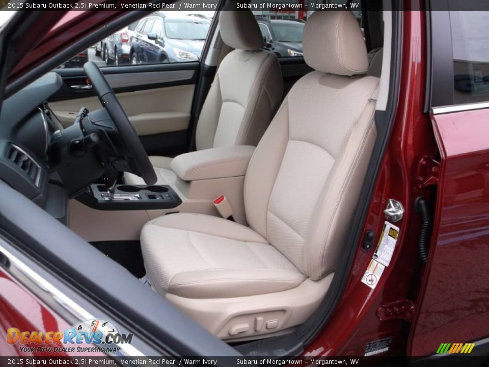 2015 Subaru Outback 2.5i Premium Venetian Red Pearl / Warm Ivory Photo #13