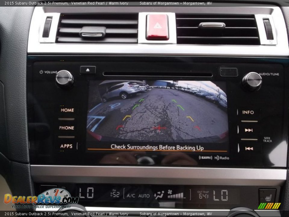 2015 Subaru Outback 2.5i Premium Venetian Red Pearl / Warm Ivory Photo #15