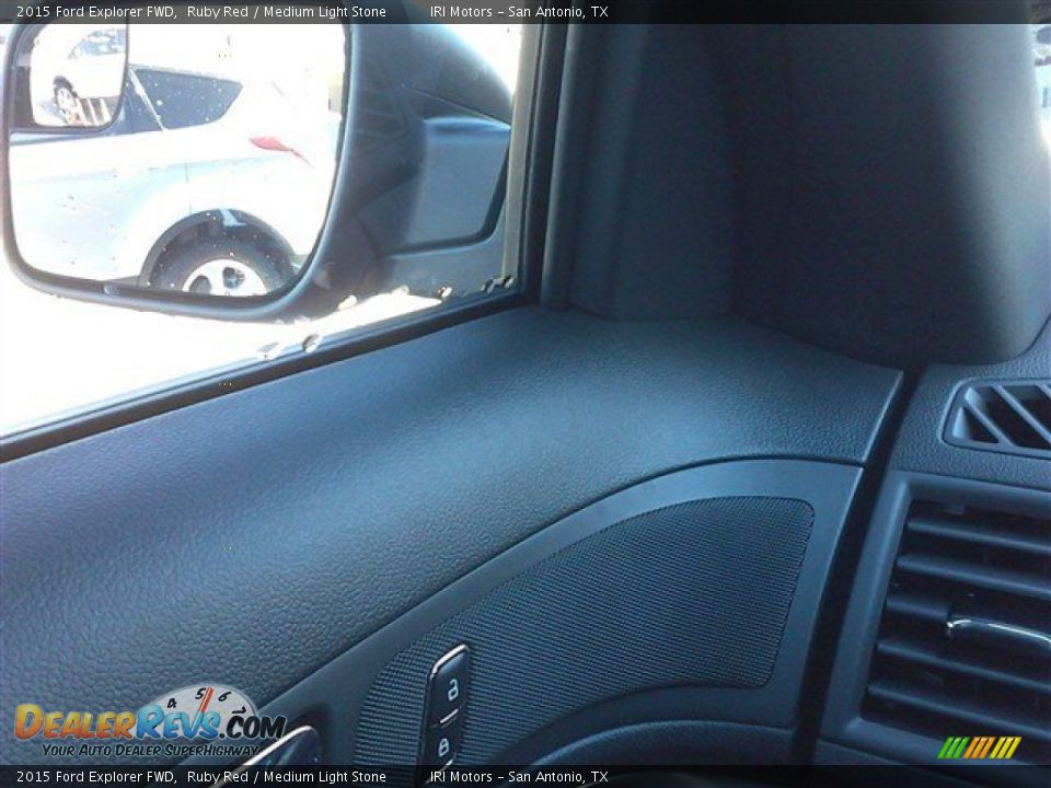 2015 Ford Explorer FWD Ruby Red / Medium Light Stone Photo #27