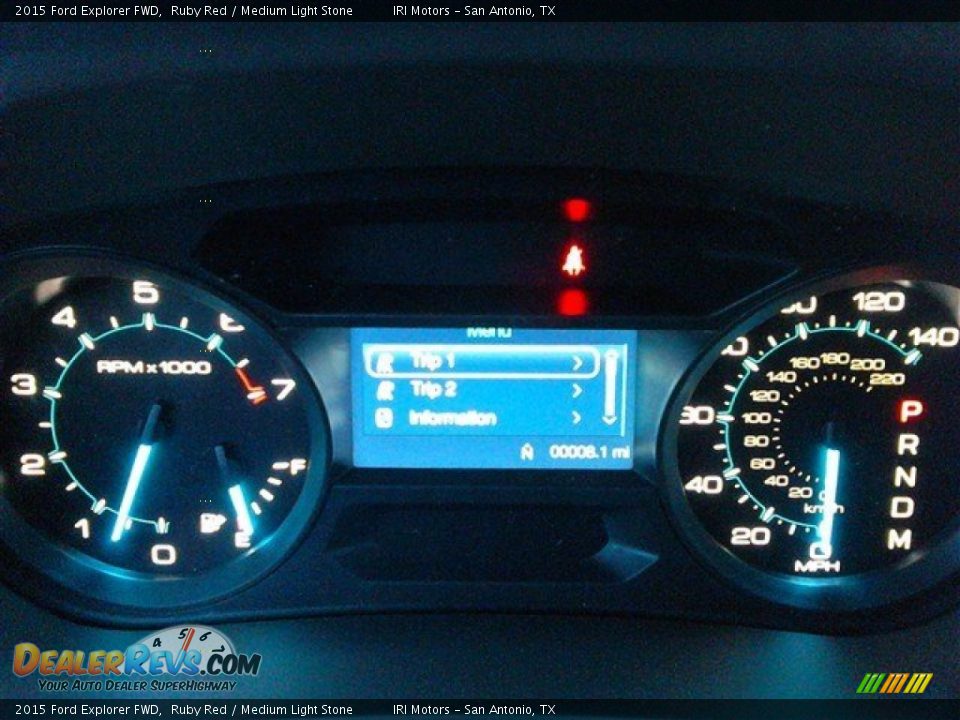 2015 Ford Explorer FWD Ruby Red / Medium Light Stone Photo #31