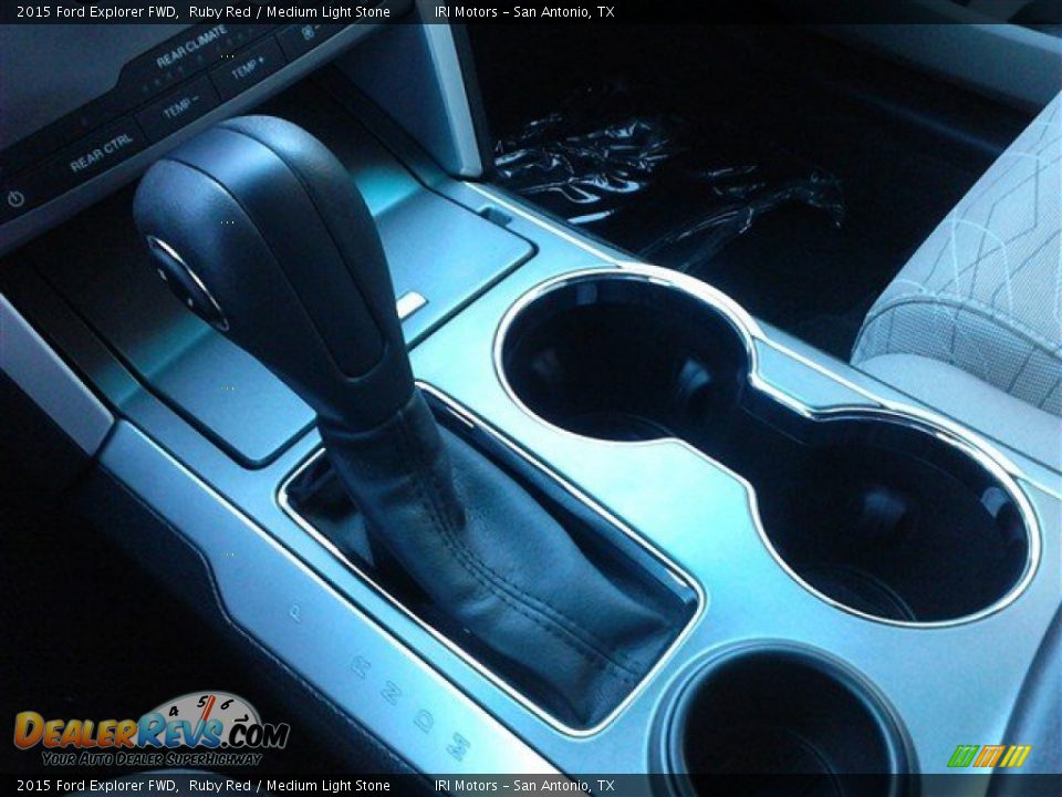 2015 Ford Explorer FWD Ruby Red / Medium Light Stone Photo #34