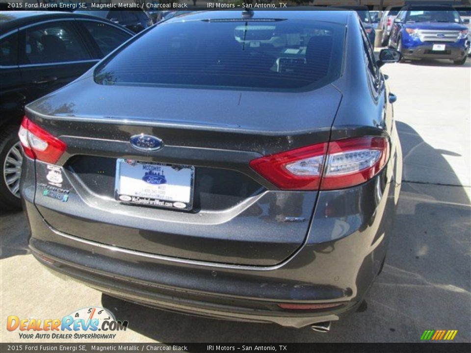 2015 Ford Fusion Energi SE Magnetic Metallic / Charcoal Black Photo #9