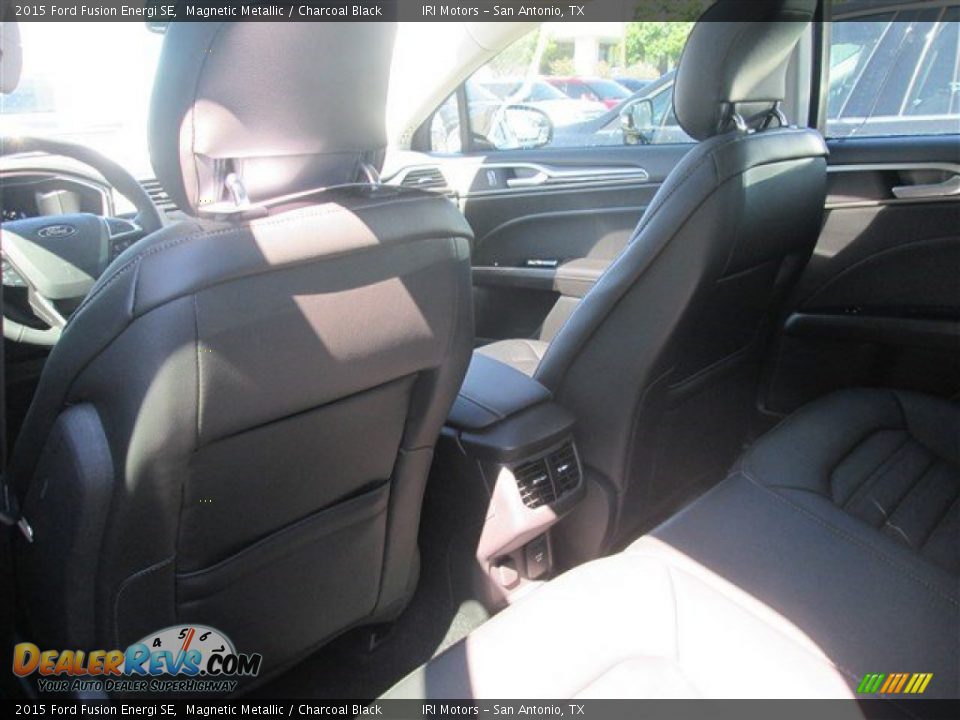 2015 Ford Fusion Energi SE Magnetic Metallic / Charcoal Black Photo #16