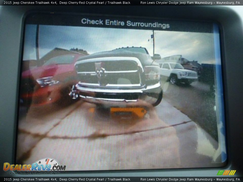 2015 Jeep Cherokee Trailhawk 4x4 Deep Cherry Red Crystal Pearl / Trailhawk Black Photo #17