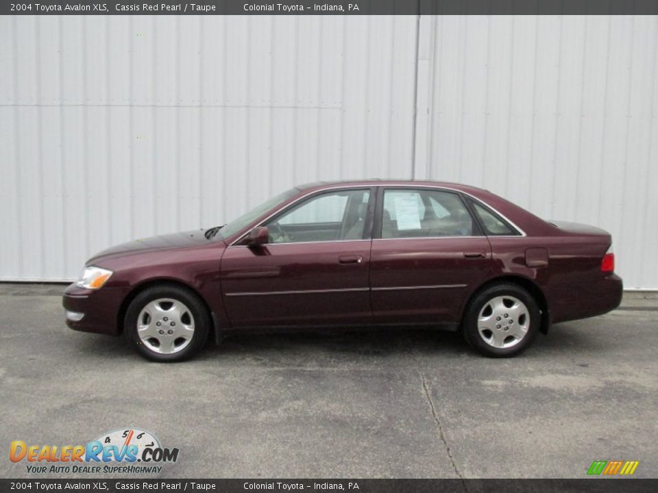 2004 Toyota Avalon XLS Cassis Red Pearl / Taupe Photo #2