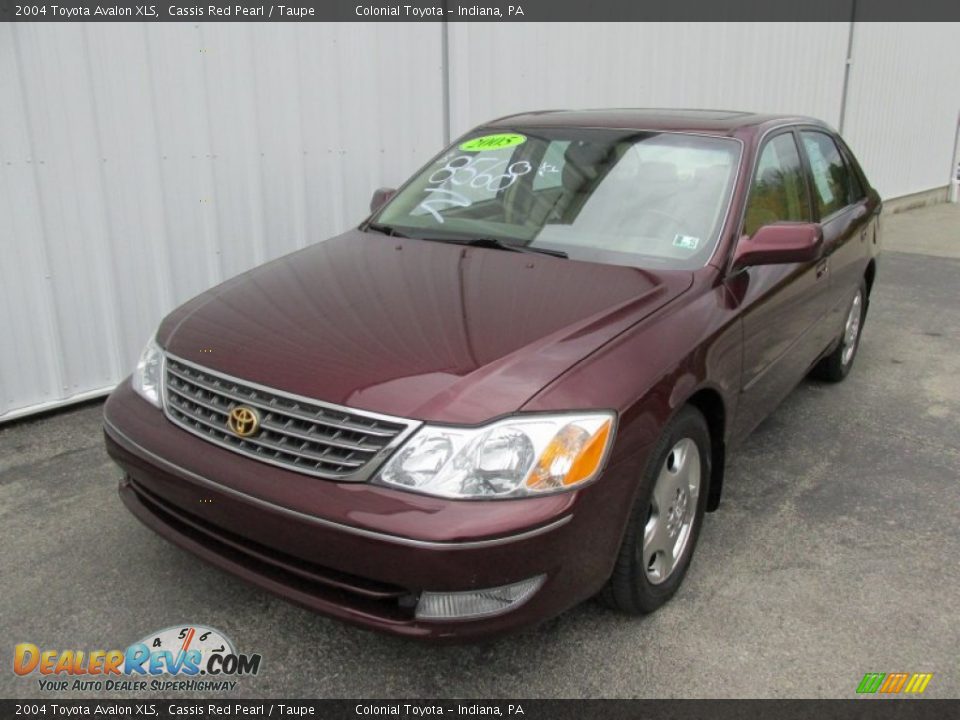 2004 Toyota Avalon XLS Cassis Red Pearl / Taupe Photo #10