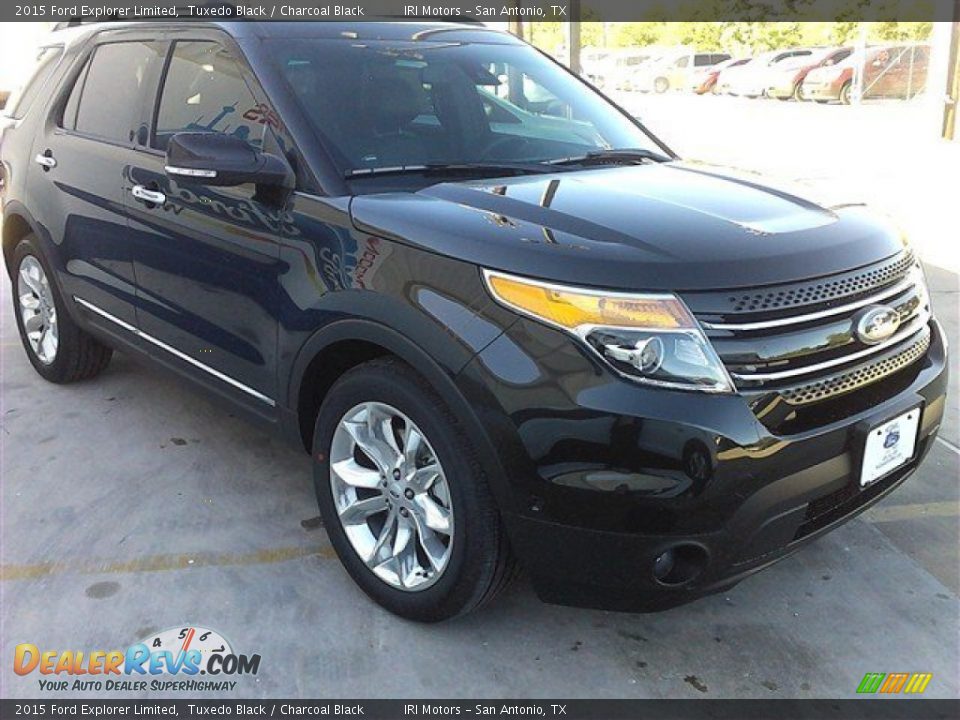 2015 Ford Explorer Limited Tuxedo Black / Charcoal Black Photo #2