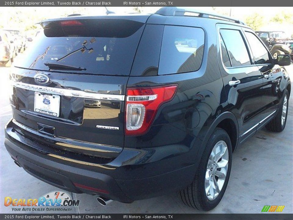 2015 Ford Explorer Limited Tuxedo Black / Charcoal Black Photo #10