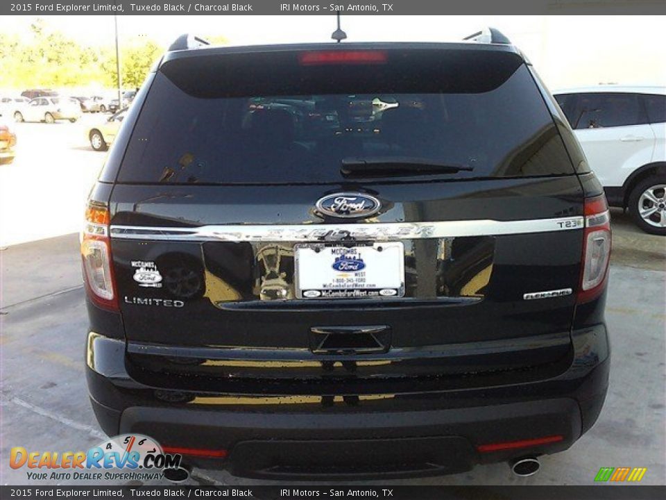 2015 Ford Explorer Limited Tuxedo Black / Charcoal Black Photo #13