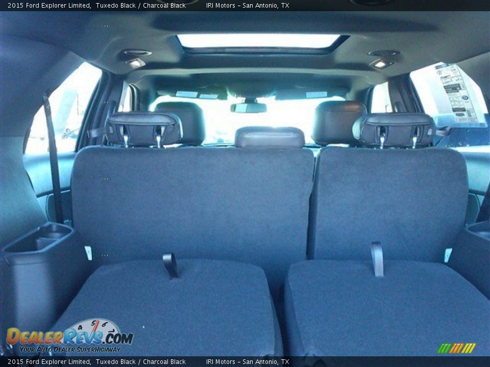 2015 Ford Explorer Limited Tuxedo Black / Charcoal Black Photo #16
