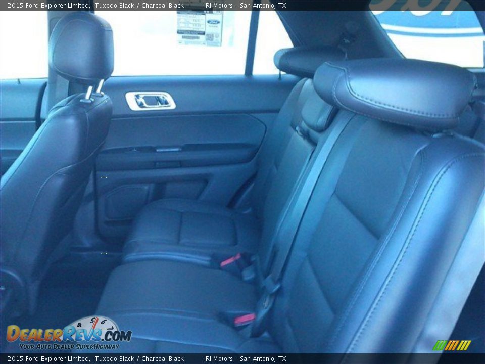 2015 Ford Explorer Limited Tuxedo Black / Charcoal Black Photo #18