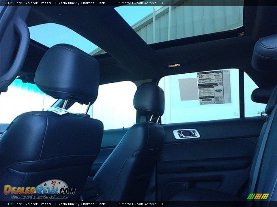 2015 Ford Explorer Limited Tuxedo Black / Charcoal Black Photo #22