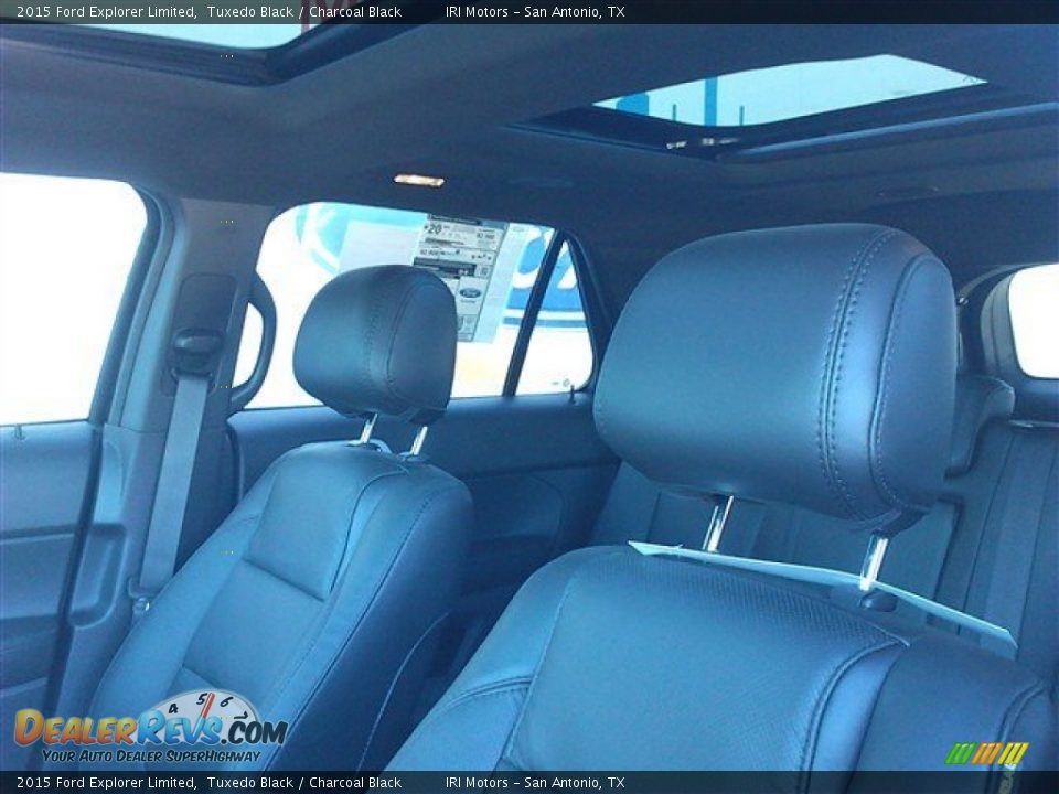 2015 Ford Explorer Limited Tuxedo Black / Charcoal Black Photo #25