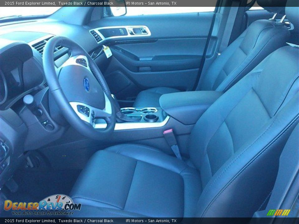 2015 Ford Explorer Limited Tuxedo Black / Charcoal Black Photo #27