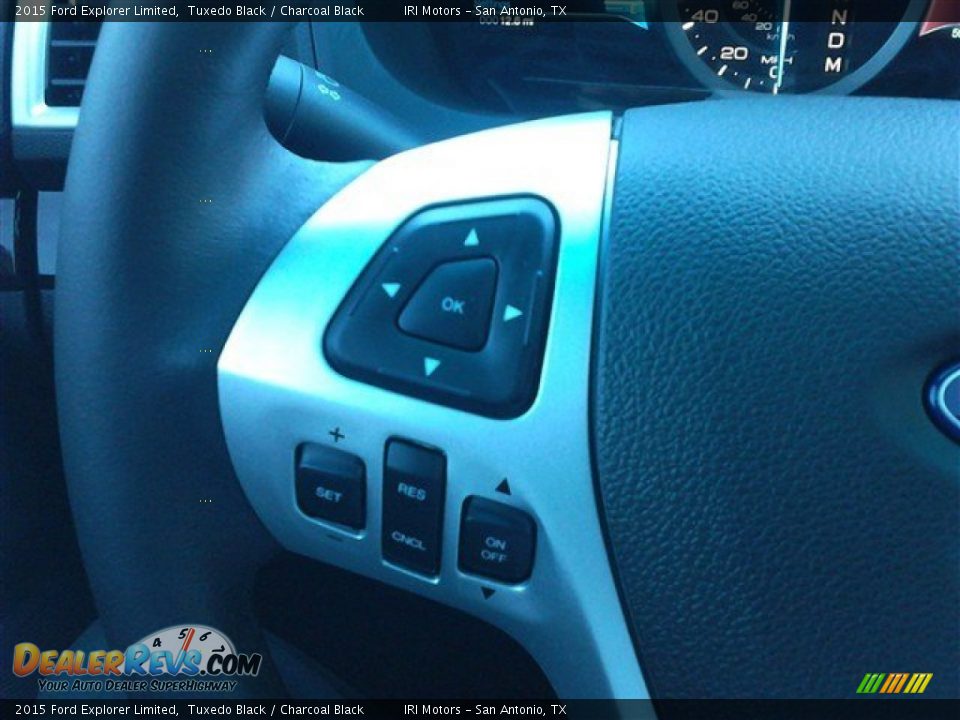 2015 Ford Explorer Limited Tuxedo Black / Charcoal Black Photo #32