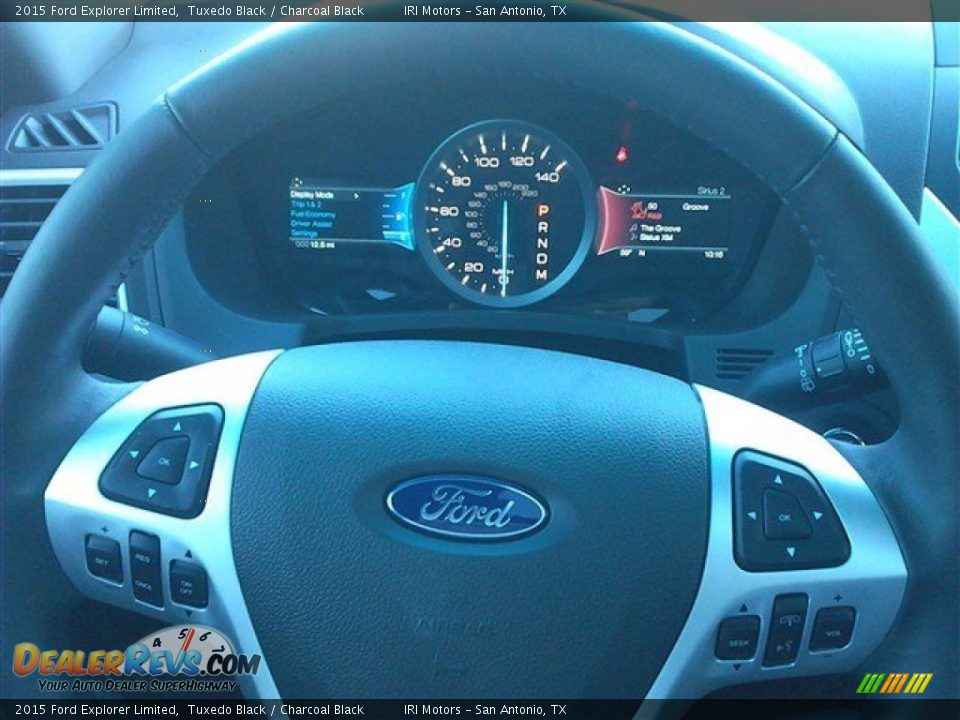 2015 Ford Explorer Limited Tuxedo Black / Charcoal Black Photo #34