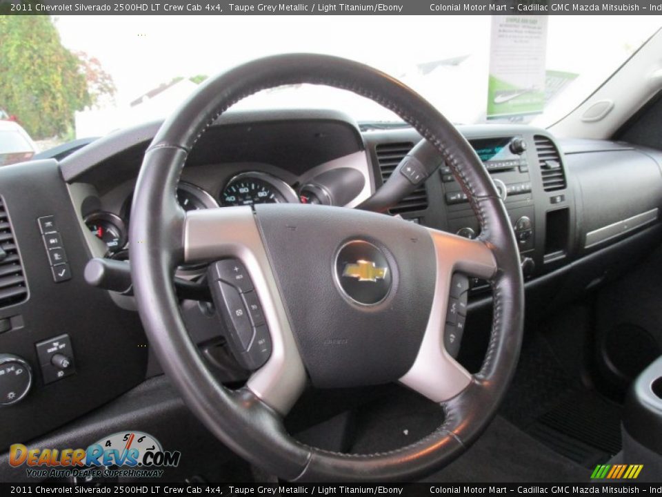 2011 Chevrolet Silverado 2500HD LT Crew Cab 4x4 Taupe Grey Metallic / Light Titanium/Ebony Photo #16