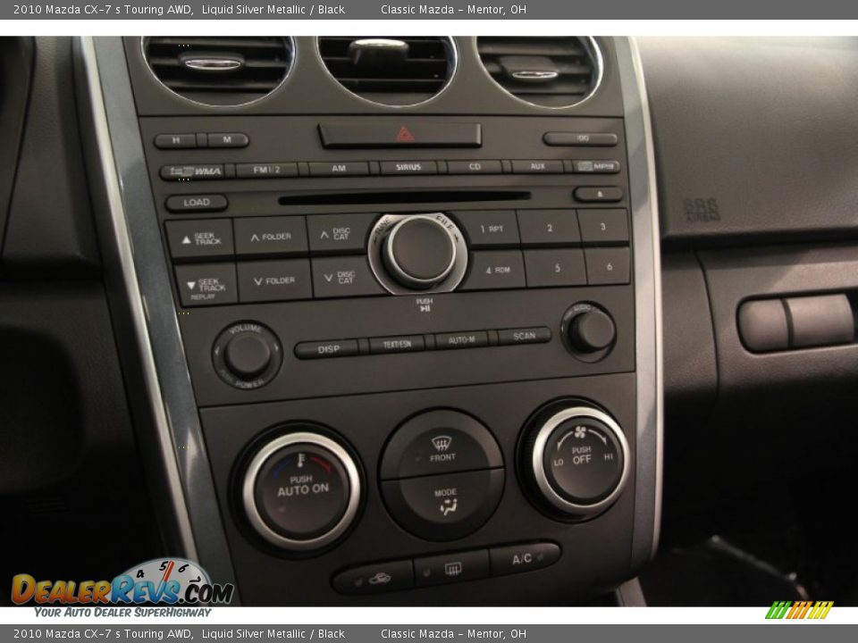 2010 Mazda CX-7 s Touring AWD Liquid Silver Metallic / Black Photo #9