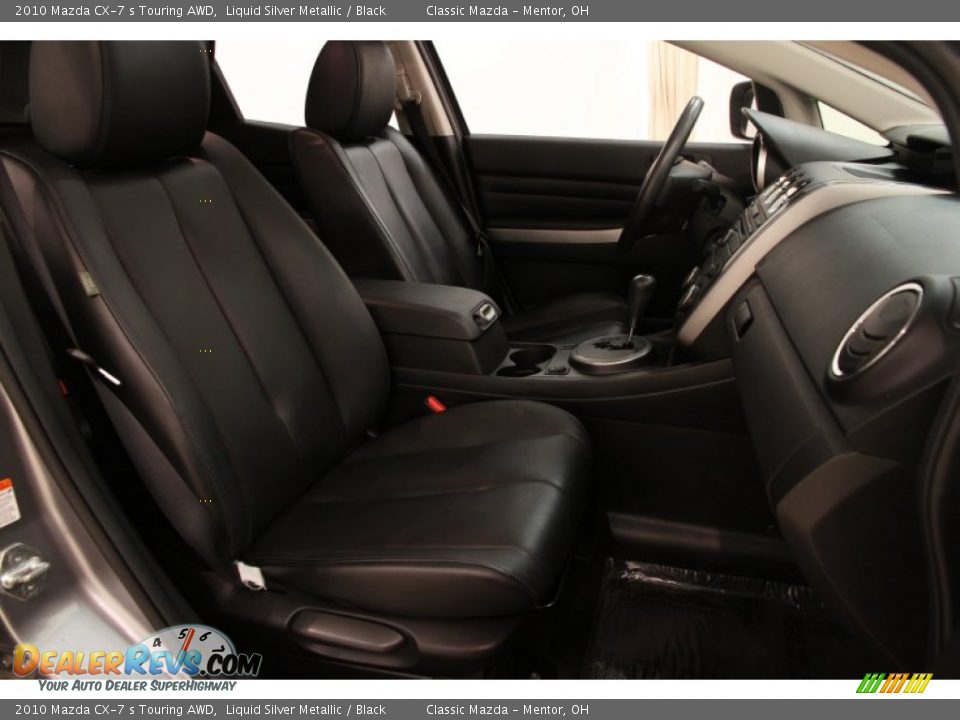 2010 Mazda CX-7 s Touring AWD Liquid Silver Metallic / Black Photo #11
