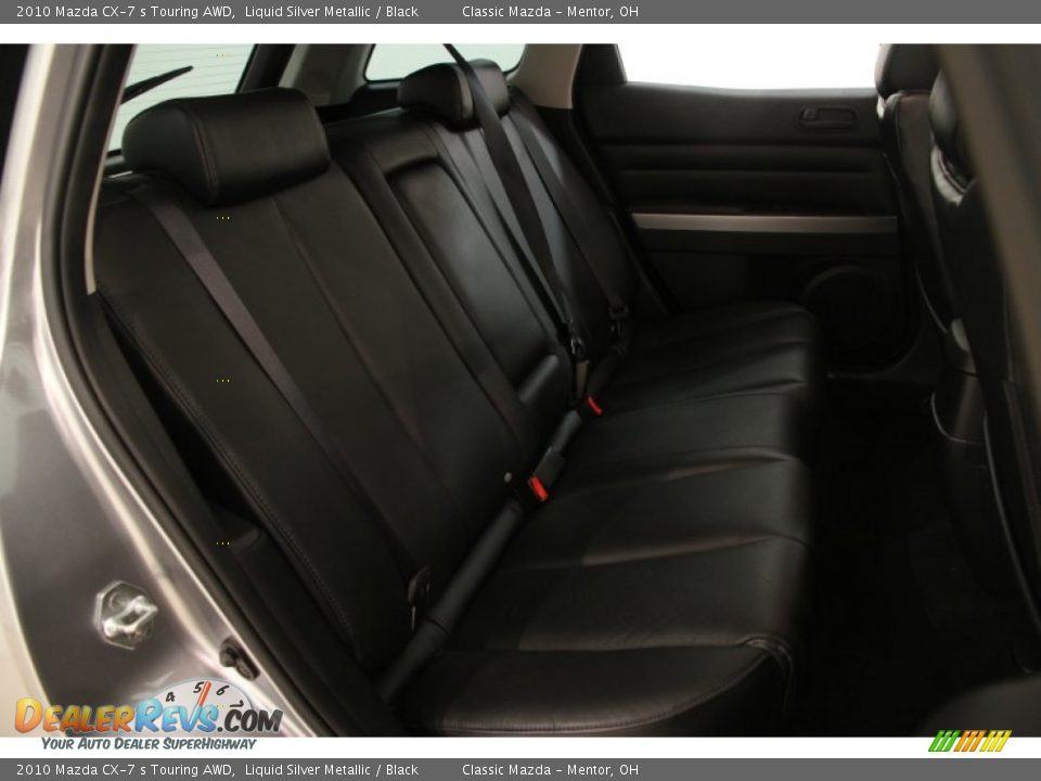 2010 Mazda CX-7 s Touring AWD Liquid Silver Metallic / Black Photo #12