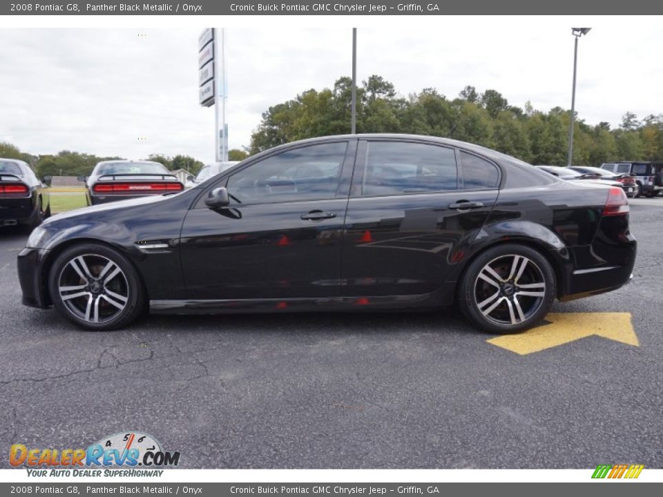 2008 Pontiac G8 Panther Black Metallic / Onyx Photo #4